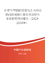 全球與中國低密度SLC-NAND快閃存儲器行業現狀調研與發展趨勢預測報告（2024-2030年）