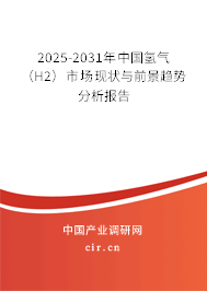 2025-2031年中國氫氣（H2）市場現狀與前景趨勢分析報告