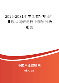 2025-2031年中國數(shù)字地圖行業(yè)現(xiàn)狀調(diào)研與行業(yè)前景分析報告