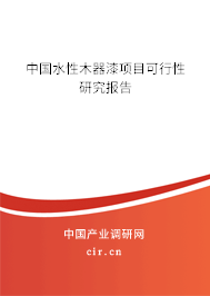 中國水性木器漆項目可行性研究報告