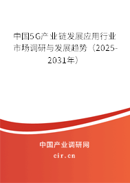 中國(guó)5G產(chǎn)業(yè)鏈發(fā)展應(yīng)用行業(yè)市場(chǎng)調(diào)研與發(fā)展趨勢(shì)（2025-2031年）