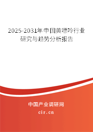 2024-2030年中國黃嘌呤行業(yè)研究與趨勢(shì)分析報(bào)告