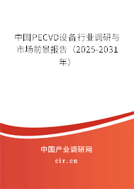 中國PECVD設備行業(yè)調(diào)研與市場前景報告（2025-2031年）