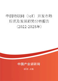 中國物聯網（IoT）開發市場現狀及發展趨勢分析報告（2022-2028年）