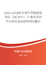 2025-2031年全球與中國溴氯海因（BCDMH）行業現狀研究分析及發展趨勢預測報告