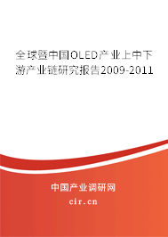 全球暨中國OLED產(chǎn)業(yè)上中下游產(chǎn)業(yè)鏈研究報告2009-2011