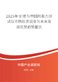 2025年全球與中國附著力測試儀市場現狀調查與未來發展前景趨勢報告
