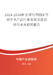 2024-2030年全球與中國關節鏡手術產品行業發展深度調研與未來趨勢報告