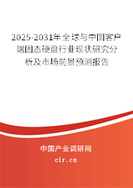2025-2031年全球與中國客戶端固態硬盤行業現狀研究分析及市場前景預測報告