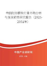 中國射頻模塊行業市場分析與發展趨勢研究報告（2025-2031年）