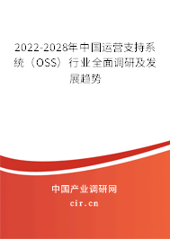 2022-2028年中國運營支持系統（OSS）行業全面調研及發展趨勢