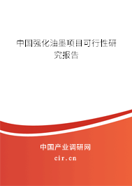 中國強化油墨項目可行性研究報告