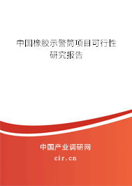 中國(guó)橡膠示警筒項(xiàng)目可行性研究報(bào)告