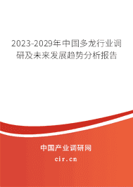2023-2029年中國多龍行業調研及未來發展趨勢分析報告