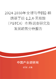 2024-2030年全球與中國2-膦酰基丁烷-1,2,4-三羧酸（PBTCA）市場調查研究及發展趨勢分析報告