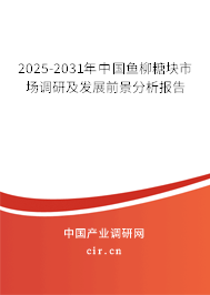 2025-2031年中國魚柳糖塊市場調研及發展前景分析報告