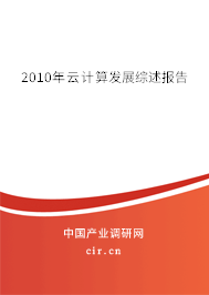 2010年云計算發展綜述報告