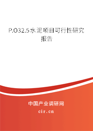 P.O32.5水泥項目可行性研究報告