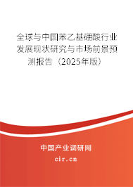 全球與中國苯乙基硼酸行業發展現狀研究與市場前景預測報告（2025年版）