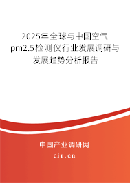 2025年全球與中國空氣pm2.5檢測儀行業發展調研與發展趨勢分析報告