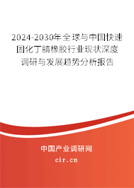 2024-2030年全球與中國快速固化丁腈橡膠行業現狀深度調研與發展趨勢分析報告