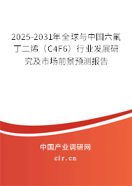 2025-2031年全球與中國六氟丁二烯（C4F6）行業發展研究及市場前景預測報告