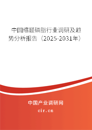 中國縮醛磷脂行業調研及趨勢分析報告（2025-2031年）