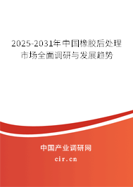 2025-2031年中國橡膠后處理市場全面調研與發(fā)展趨勢