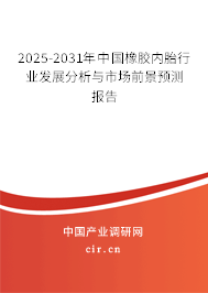 2025-2031年中國橡膠內胎行業發展分析與市場前景預測報告