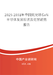 2025-2031年中國氮化鎵GaN半導體發展現狀及前景趨勢報告