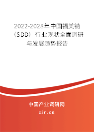2022-2028年中國福美鈉（SDD）行業現狀全面調研與發展趨勢報告