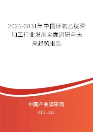 2025-2031年中國環氧乙烷深加工行業發展全面調研與未來趨勢報告