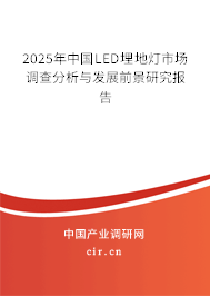2025年中國LED埋地燈市場調查分析與發展前景研究報告