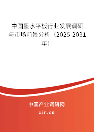 中國墨水平板行業發展調研與市場前景分析（2025-2031年）