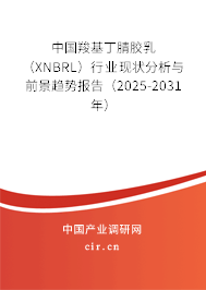 中國羧基丁腈膠乳（XNBRL）行業(yè)現(xiàn)狀分析與前景趨勢報(bào)告（2025-2031年）