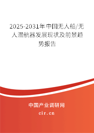 2025-2031年中國無人船/無人潛航器發展現狀及前景趨勢報告