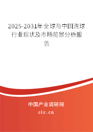 2025-2031年全球與中國洗球行業現狀及市場前景分析報告