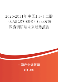 2025-2031年中國(guó)1,3-丁二醇（CAS 107-88-0）行業(yè)發(fā)展深度調(diào)研與未來趨勢(shì)報(bào)告