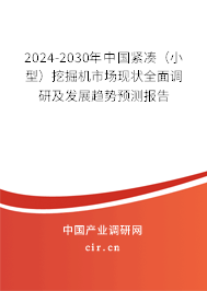 2024-2030年中國緊湊（小型）挖掘機市場現狀全面調研及發展趨勢預測報告