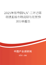 2025年版中國N,N'-二環己基碳酰亞胺市場調研與前景預測分析報告