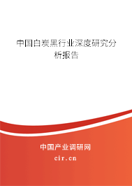 中國白炭黑行業深度研究分析報告
