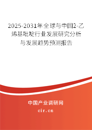 2025-2031年全球與中國2-乙烯基吡啶行業發展研究分析與發展趨勢預測報告