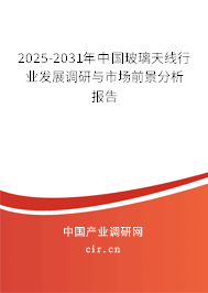 2025-2031年中國玻璃天線行業發展調研與市場前景分析報告