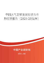 中國大氣衛(wèi)星發(fā)展現(xiàn)狀與市場前景報告（2025-2031年）