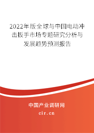 2022年版全球與中國電動沖擊扳手市場專題研究分析與發展趨勢預測報告
