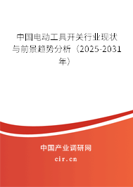 中國(guó)電動(dòng)工具開關(guān)行業(yè)現(xiàn)狀與前景趨勢(shì)分析（2025-2031年）