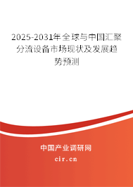 2025-2031年全球與中國匯聚分流設備市場現狀及發展趨勢預測