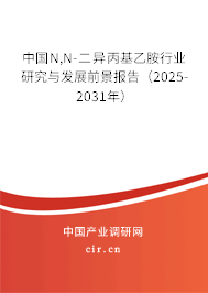 中國N,N-二異丙基乙胺行業(yè)研究與發(fā)展前景報(bào)告（2025-2031年）