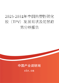 2025-2031年中國熱塑性硫化膠（TPV）發(fā)展現(xiàn)狀及前景趨勢分析報告
