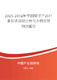 2024-2030年中國椰子產品行業現狀調研分析與市場前景預測報告